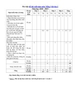 ma trận đề thi cuối năm môn tiếng việt lớp 2 năm học 2018  2019