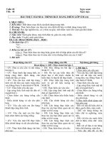 Tải Giáo án Tin học 7: Bài thực hành 6: Trình bày bảng điểm lớp em (Tiếp theo) - Giáo án điện tử môn Tin học lớp 7