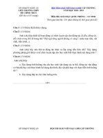 Tải Đề thi giáo viên giỏi môn Giáo dục Quốc phòng - An ninh liên trường THPT sở GD&ĐT Nghệ An năm 2019 - Đề thi GVG cấp trường bậc THPT có đáp án