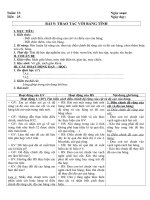 Tải Giáo án Tin học 7 bài 5: Thao tác với bảng tính - Giáo án điện tử môn Tin học lớp 7