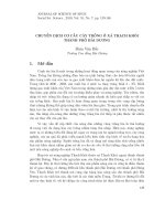 Chuyển dịch cơ cấu cây trồng ở xã Thạch Khôi thành phố Hải Dương