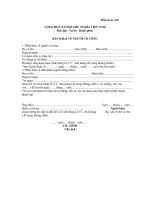 mẫu số 4cahcộng hoà xã hội chủ nghĩa việt namđộc lập  tự do  hạnh phúc