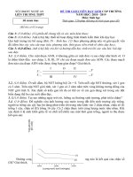 Tải Đề thi giáo viên giỏi môn Sinh học liên trường THPT sở GD&ĐT Nghệ An năm 2019 - Đề thi GVG cấp trường bậc THPT có đáp án