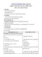 Tải Giáo án môn Âm nhạc lớp 1 - Tiết 37 - Học hát bài: Bầu trời xanh