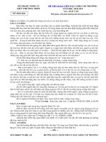 Tải Đề thi giáo viên giỏi môn Ngữ Văn liên trường THPT sở GD&ĐT Nghệ An năm 2019 - Đề thi giáo viên giỏi cấp trường bậc THPT có đáp án