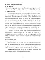 Sáng kiến kinh nghiệm, SKKN - Đổi mới phương pháp dạy và học trong tiết học Speaking thông qua hoạt động làm nhóm và thuyết trình của học sinh lớp 11 trường THPT Vũ Duy Thanh