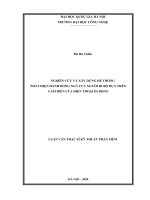 Nghiên cứu và xây dựng hệ thống phát hiện hành động ngã của người đi bộ dựa trên cảm biến của điện thoại di động
