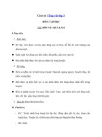 Tải Giáo án Tiếng Việt 2 tuần 33: Tập đọc - Bóp nát quả cam - Giáo án Tập đọc lớp 2