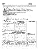 Tải Giáo án Tin học 7: Bài thực hành 6: Trình bày bảng điểm lớp em - Giáo án điện tử môn Tin học lớp 7