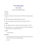 Tải Giáo án Tiếng Việt 2 tuần 31: Tập đọc - Cây và hoa bên lăng Bác - Giáo án Tập đọc lớp 2