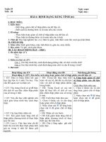 Tải Giáo án Tin học 7 bài 6: Định dạng bảng tính (Tiếp theo) - Giáo án điện tử môn Tin học lớp 7