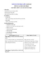 Tải Giáo án môn Âm nhạc lớp 1 - Tiết 36 - Tập biểu diễn các bài hát đã học