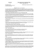 ngang bộ gọi tắt là bộ về việc tự đánh giá chấm điểm để xác định chỉ số cải cách hành chính gọi tắt