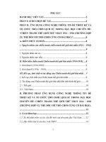 Sáng kiến kinh nghiệm, SKKN   ứng dụng công nghệ thông tin để thiết kế và tổ chức trò chơi lịch sử trong dạy học chuyên đề chiến tranh thế giới thứ nhất 1914   1918 (trường hợp cụ thể đối với trò chơi củng cố bài học)