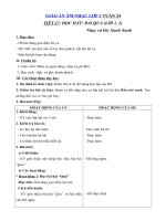 Tải Giáo án môn Âm nhạc lớp 1 - Tiết 47 - Học hát bài: Quả (Lời 1, 2)