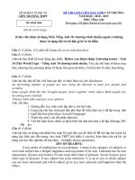 Tải Đề thi giáo viên giỏi môn Tiếng Anh liên trường THPT sở GD&ĐT Nghệ An năm 2019 - Đề thi GVG cấp trường bậc THPT có đáp án