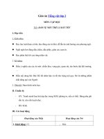 Tải Giáo án Tiếng Việt 2 tuần 31: Tập đọc - Bảo vệ như thế là rất tốt - Giáo án Tập đọc lớp 2