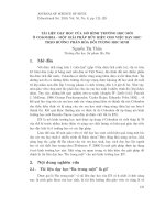 Tài liệu dạy học của mô hình trường học mới ở Colombia - Một giải pháp hữu hiệu cho việc dạy học theo hướng phân hóa đối tượng học sinh