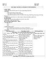 Tải Giáo án Tin học 6: Bài thực hành 2: Làm quen với Windows - Giáo án điện tử môn Tin học lớp 6