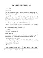 Tải Giáo án Toán 1 chương 3 bài 3: Thực hành đo độ dài - Giáo án điện tử Toán lớp 1