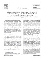 HEART-Electrocardiographic Diagnosis of Myocardial Infarction duri