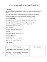 Tải Giáo án Tự nhiên xã hội 2 bài 17 - Giáo án điện tử Tự nhiên xã hội 2