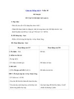 Tải Giáo án Tiếng Việt 4 tuần 18: Ôn tập học kì 1 - Tiết 5 - Giáo án Luyện từ và câu lớp 4