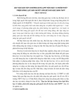 Sáng kiến kinh nghiệm, SKKN - Dạy học bài tập chương Este-Lipit Hóa học 12 nhằm phát triển năng lực giải quyết vấn đề cho học sinh THPT