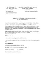 bộ nông nghiệp vàphát triển nông thôncộng hòa xã hội chủ nghĩa việt namđộc lập  tự do  hạnh phúc