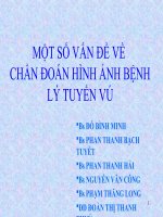 Mot so van de ve chan doan benh ly tvu-baocao