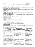 Tải Giáo án Công nghệ 6 bài 16: Vệ sinh an toàn thực phẩm (Tiết 2) - Giáo án điện tử môn Công nghệ lớp 6