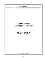 Giáo trình Máy điện: Phần 1