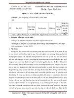 Sáng kiến kinh nghiệm, SKKN - Dạy học theo dự án “ Tầm quan trọng của Tin học đối với sự phát triển của xã hội