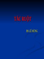 Chẩn đoán tắc ruột 