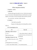 Tải Giáo án Tiếng việt 5 tuần 33: Sang năm con lên bảy - Giáo án Tập đọc lớp 5