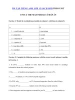 Tải Bài tập tiếng Anh lớp 12 Unit 4 The Mass Media - Tiếng Anh 12 Unit 4 The mass media| Bài tập Unit 4 SGK tiếng Anh lớp 12 mới có đáp án