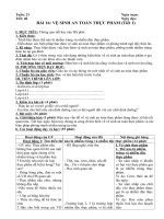 Tải Giáo án Công nghệ 6 bài 16: Vệ sinh an toàn thực phẩm (Tiết 1) - Giáo án điện tử môn Công nghệ lớp 6