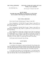 quyết định quy định chức năng nhiệm vụ quyền hạn và cơ cấu tổ chức của cục quản lý thị trường trực thuộc bộ công thương