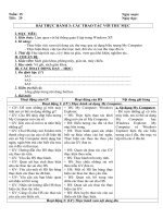 Tải Giáo án Tin học 6: Bài thực hành 3: Các thao tác với thư mục - Giáo án điện tử môn Tin học lớp 6