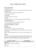 Tải Giáo án Lịch sử 6 bài 3: Xã hội nguyên thủy - Giáo án điện tử môn Lịch sử lớp 6