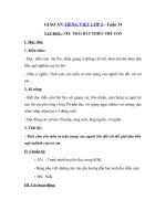 Tải Giáo án Tiếng việt 5 tuần 34: Nếu trái đất thiếu trẻ con - Giáo án Tập đọc lớp 5