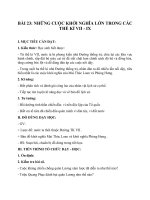Tải Giáo án Lịch sử 6 bài Những cuộc khởi nghĩa lớn trong các thế kỷ VII - IX - Giáo án điện tử môn Lịch sử lớp 6