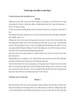 tuyển tập văn mẫu tả mùa lớp 2