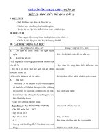 Tải Giáo án môn Âm nhạc lớp 1 - Tiết 49 - Học hát bài: Quả (Lời 3)