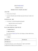 Tải Giáo án Tiếng Việt 3 tuần 20: Luyện từ và câu: Mở rộng vốn từ: Tổ quốc. Dấu phẩy - Giáo án Luyện từ và câu lớp 3