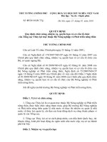 quyết địnhquy định chức năng nhiệm vụ quyền hạn và cơ cấu tổ chứccủa tổng cục thủy lợi trực thuộc bộ nông nghiệp và phát triển nông thôn