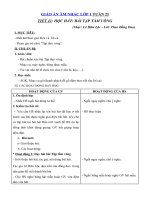 Tải Giáo án môn Âm nhạc lớp 1 - Tiết 41 - Học bài hát: Tập tầm vông