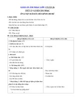 Tải Giáo án môn Âm nhạc lớp 1 - Tiết 52 - Ôn luyện bài hát: Hòa bình cho bé