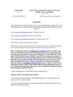 chính phủ ban hành nghị định sửa đổi bổ sung một số điều của các nghị định quy định