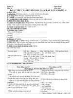 Tải Giáo án Công nghệ 6 bài 19: Thực hành: Trộn dầu giấm rau xà lách (Tiết 1) - Giáo án điện tử môn Công nghệ lớp 6